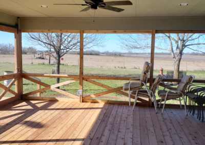 Home Renovation Screened Patio Deck Addition